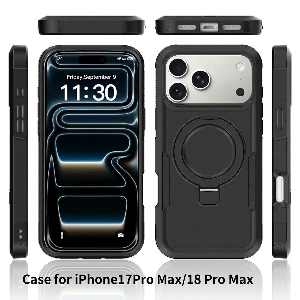 Apex Grip Dual Layer Rugged Case with Ring Kickstand — 219