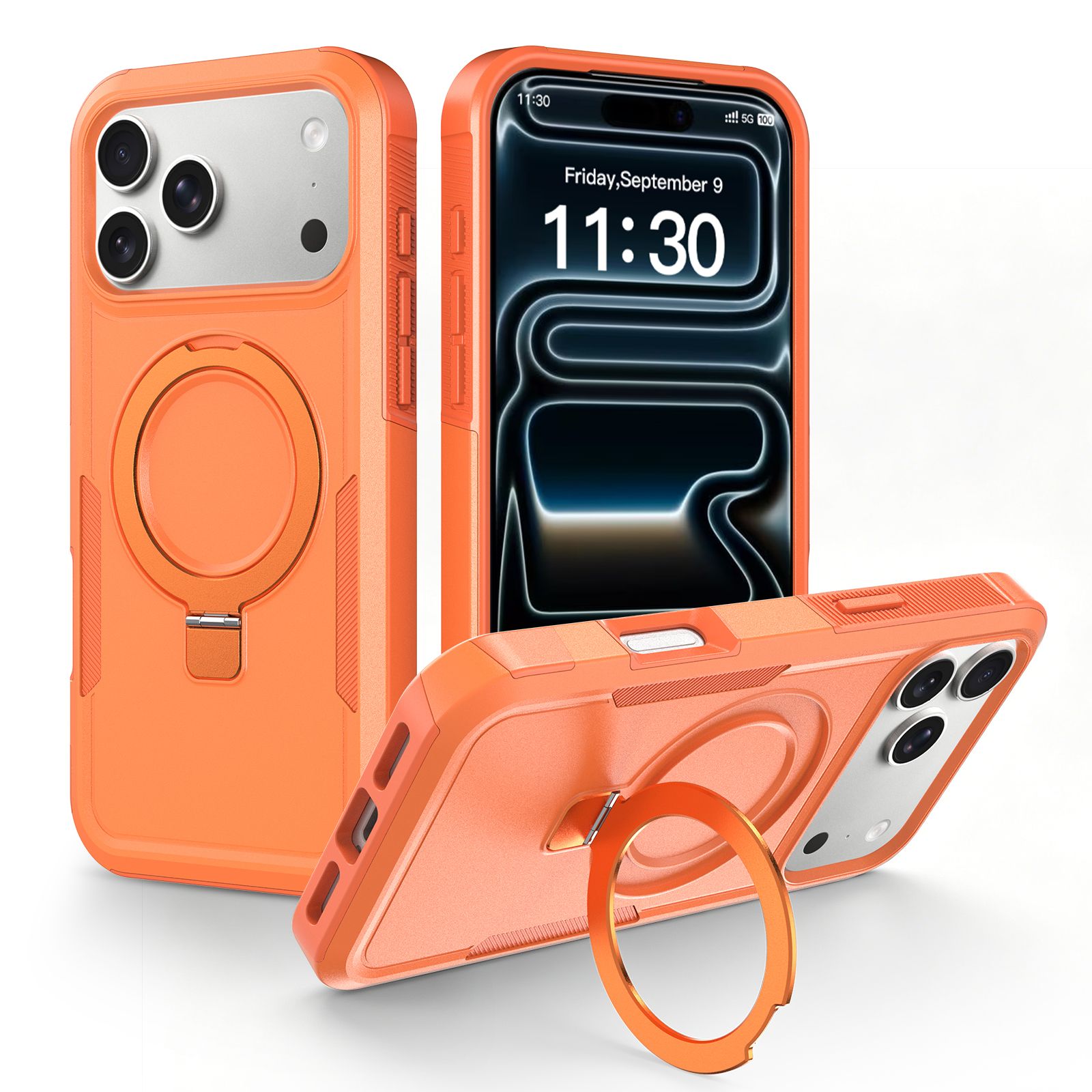 Apex Grip Dual Layer Rugged Case with Ring Kickstand — 269