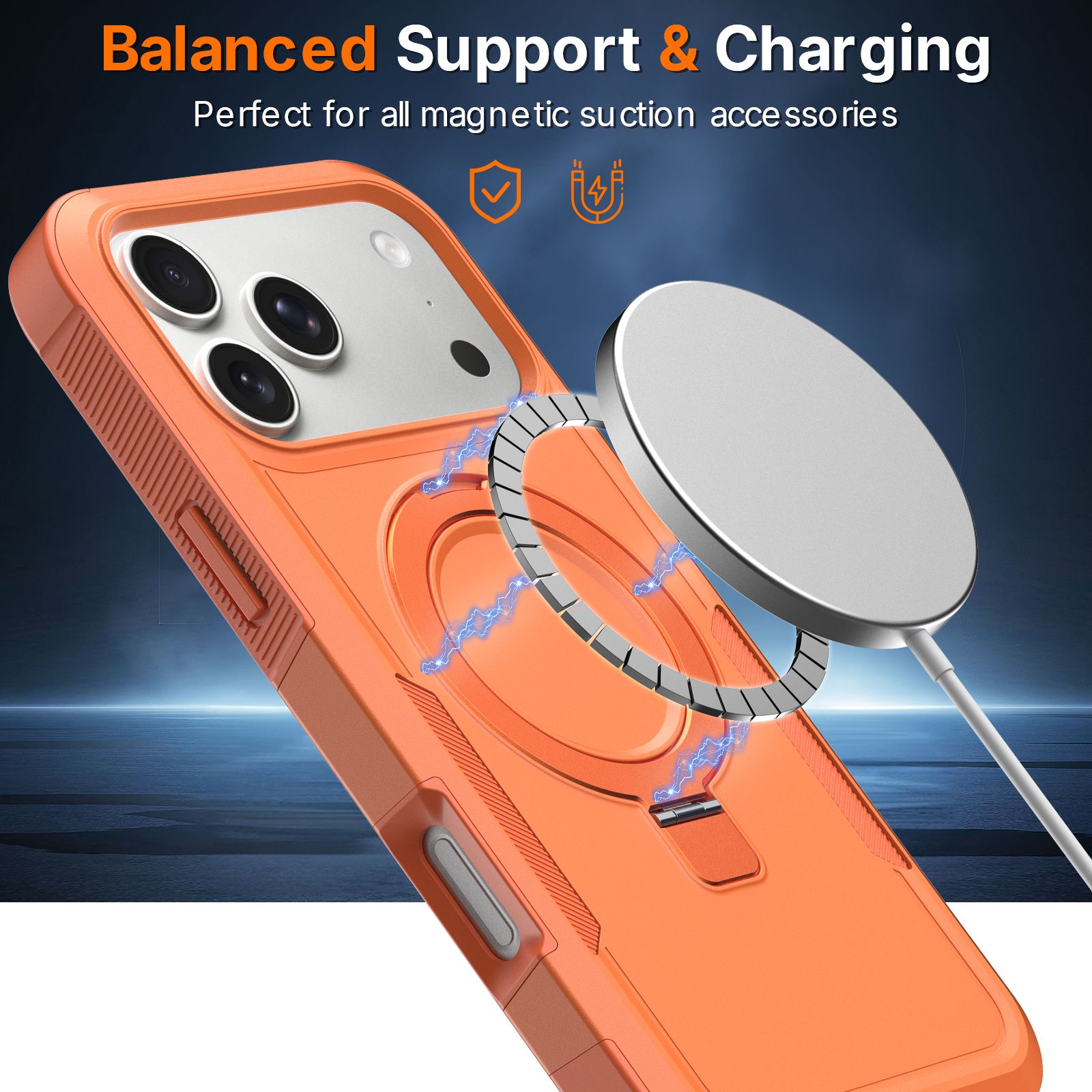 Apex Grip Dual Layer Rugged Case with Ring Kickstand — 274