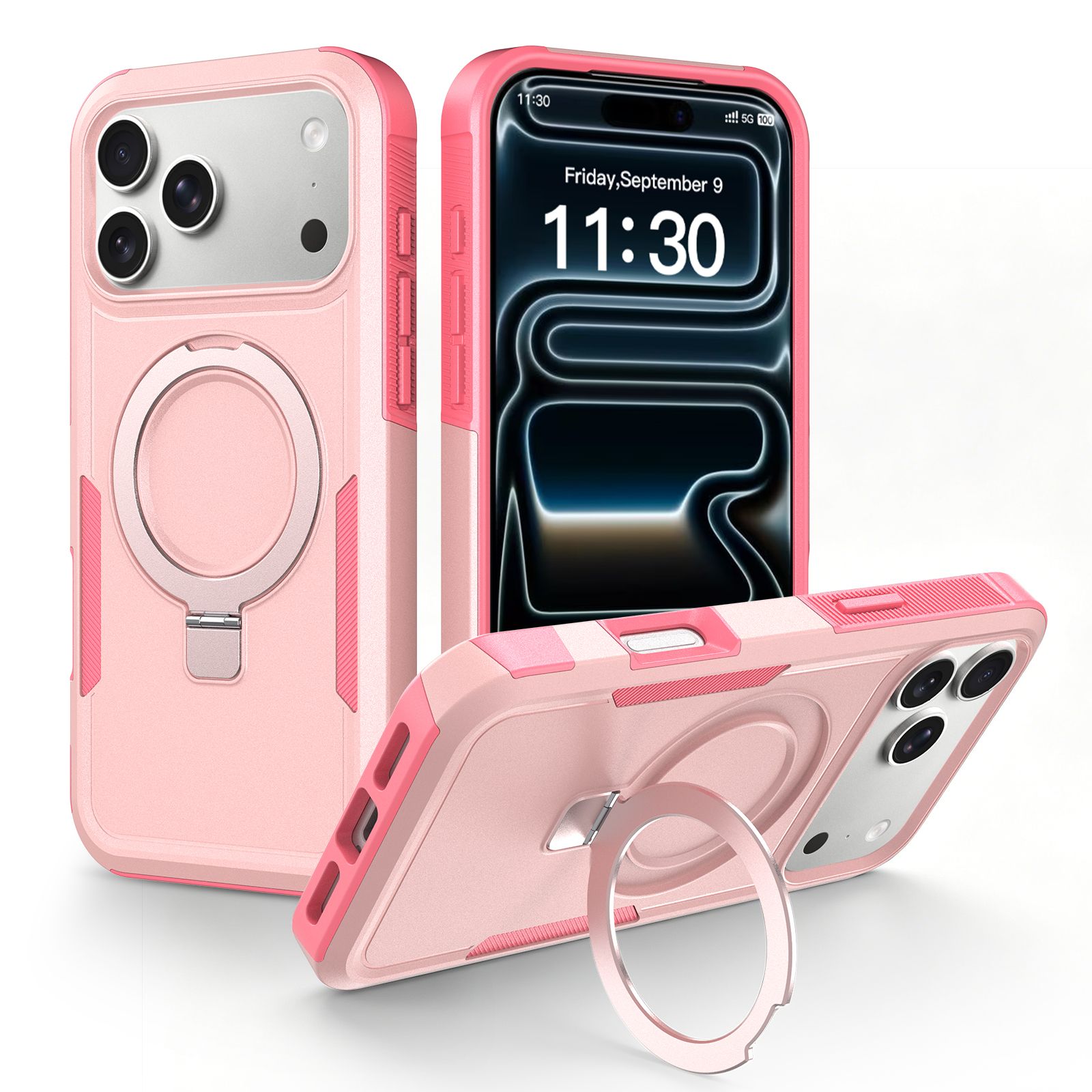 Apex Grip Dual Layer Rugged Case with Ring Kickstand — 262