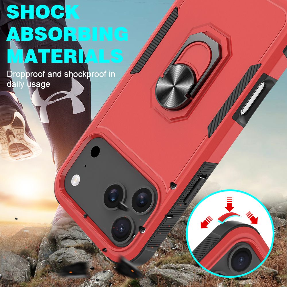 Apex Grip Dual Layer Rugged Case with Ring Kickstand — 194