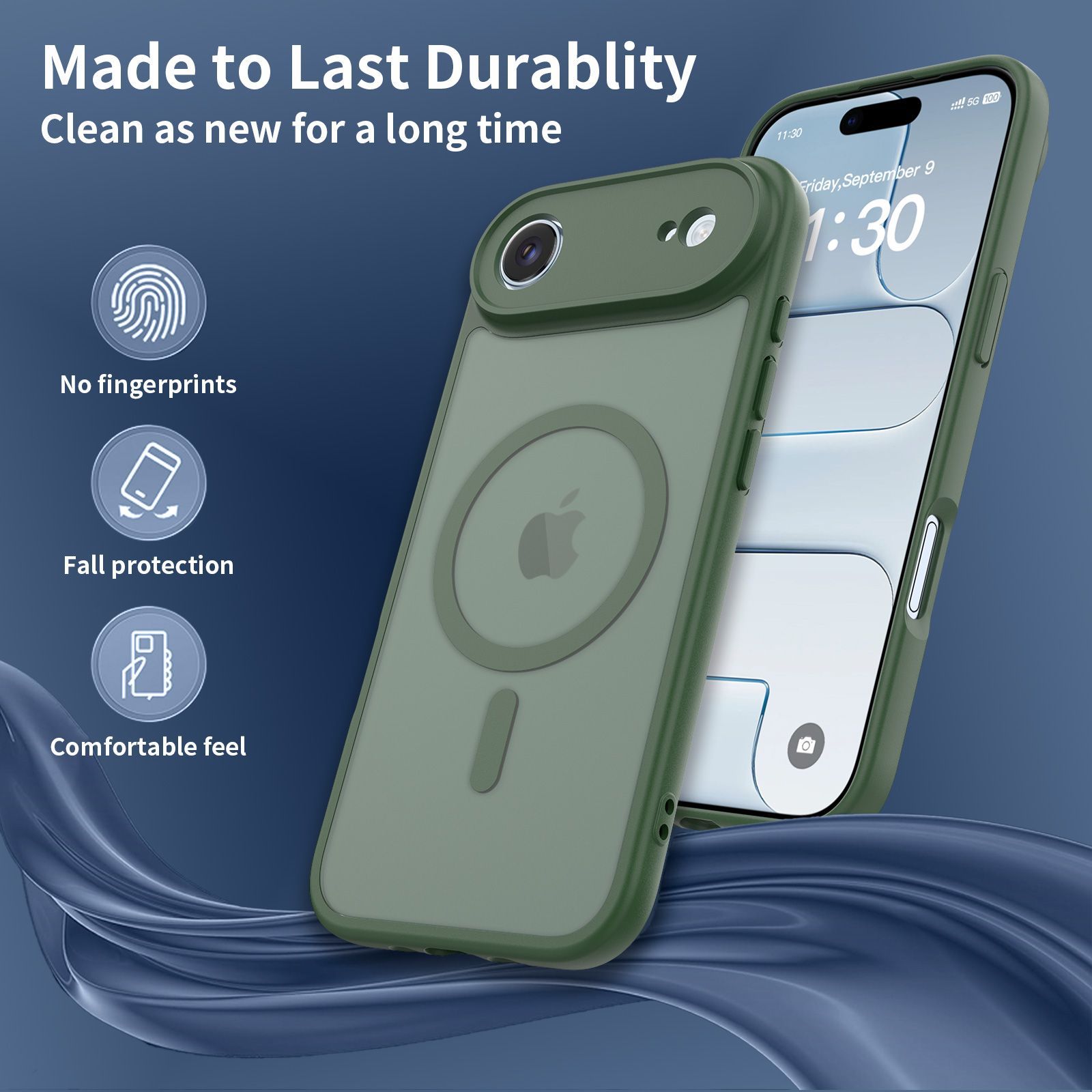 Frost Shield Translucent Matte Frosted Skin Feel Magsafe Case — 2