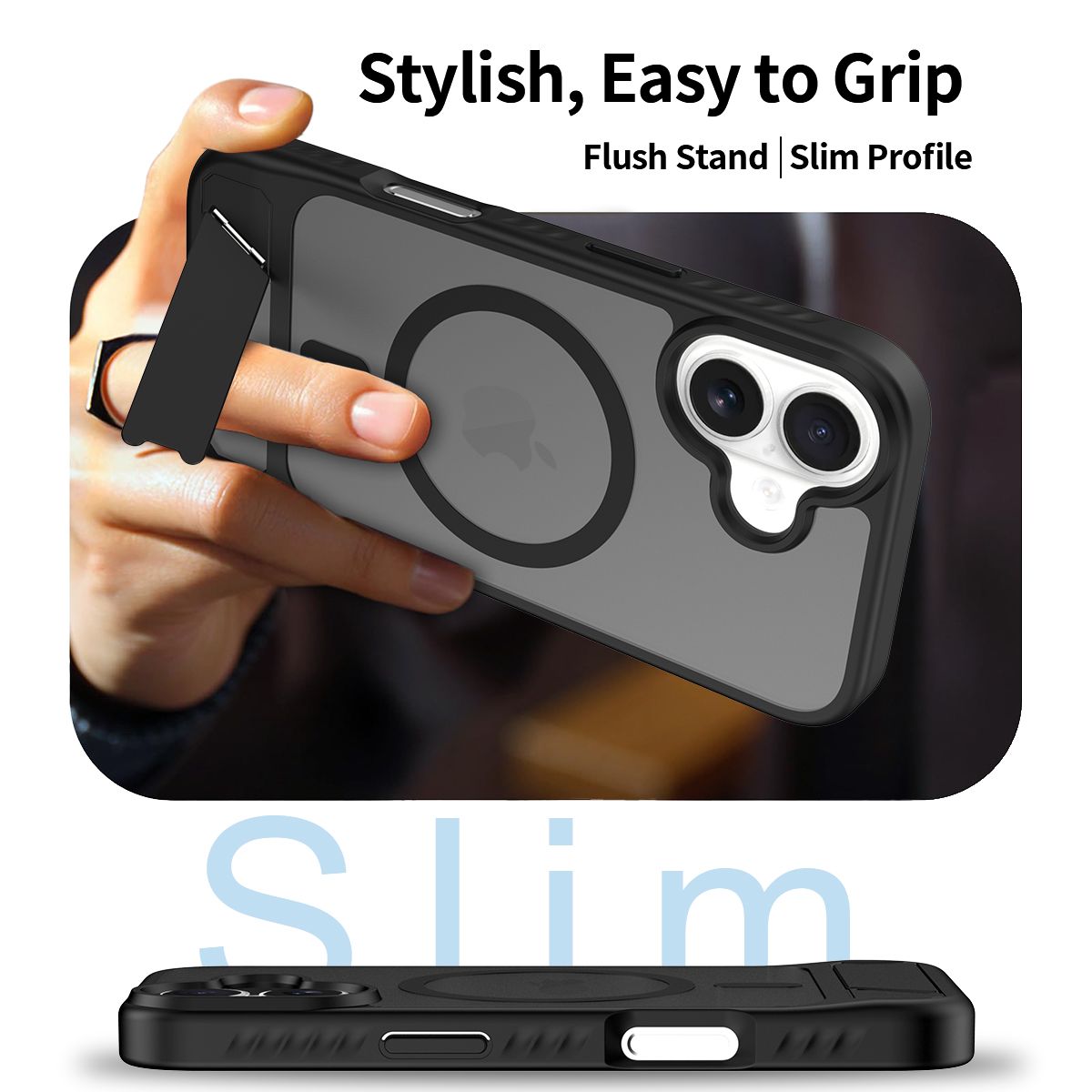 Tilt 45° Frosted Magnetic Stand Case — 11
