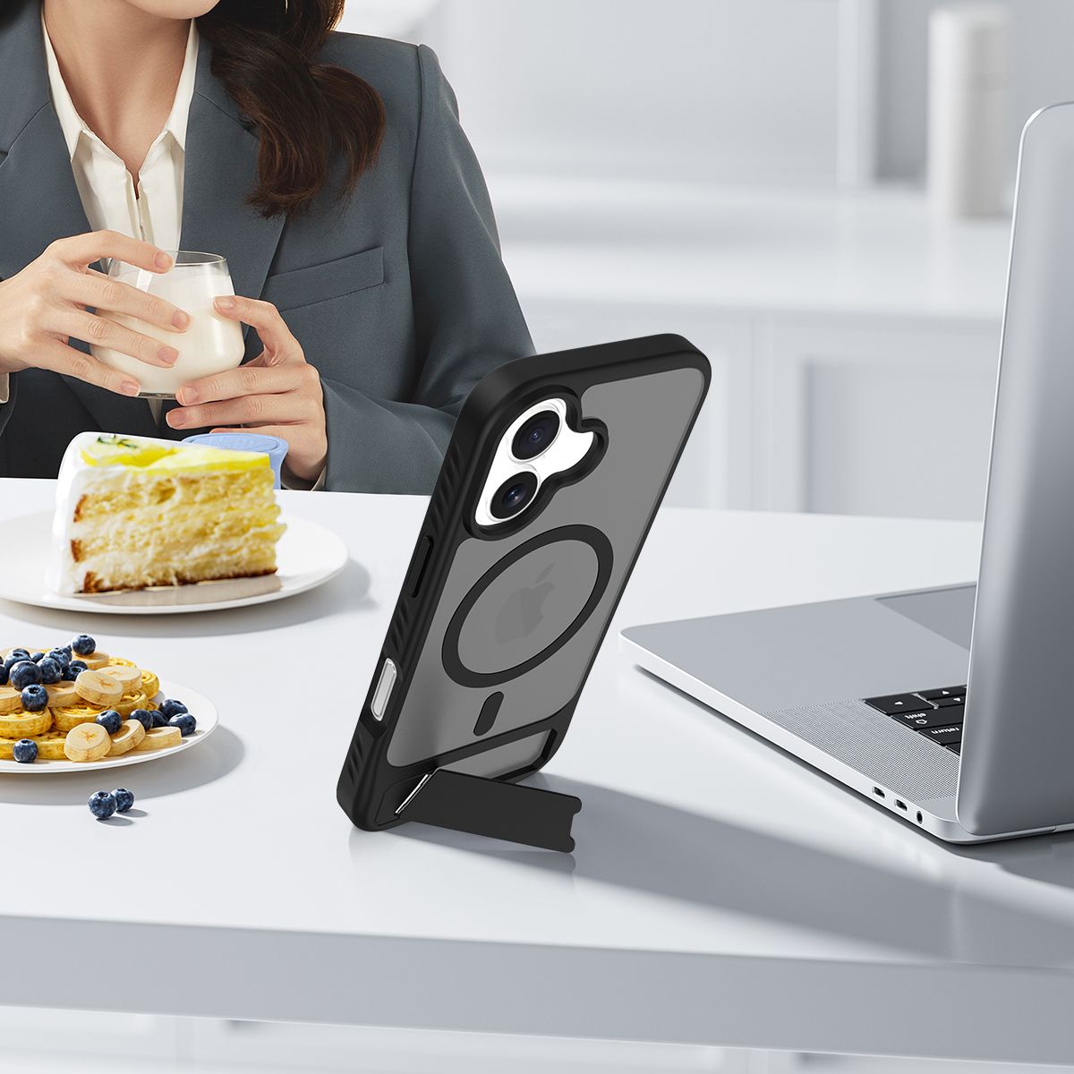 Tilt 45° Frosted Magnetic Stand Case — 8