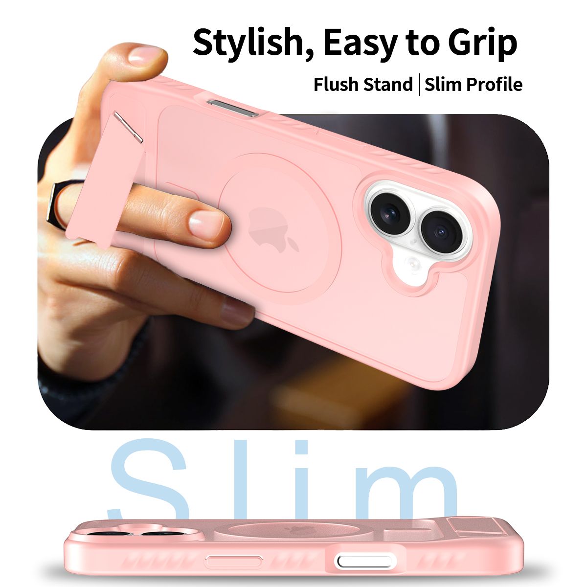Tilt 45° Frosted Magnetic Stand Case — 22