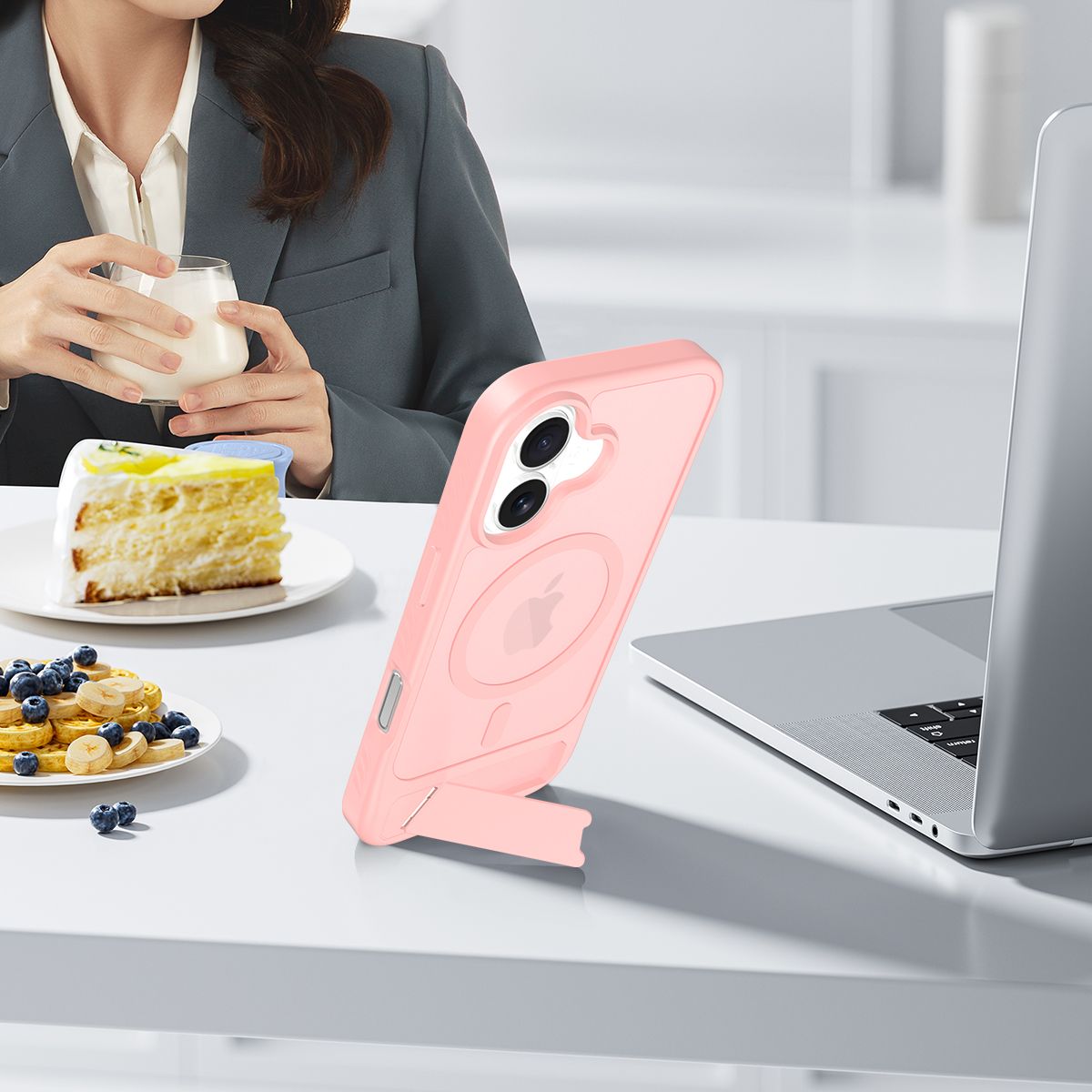 Tilt 45° Frosted Magnetic Stand Case — 24