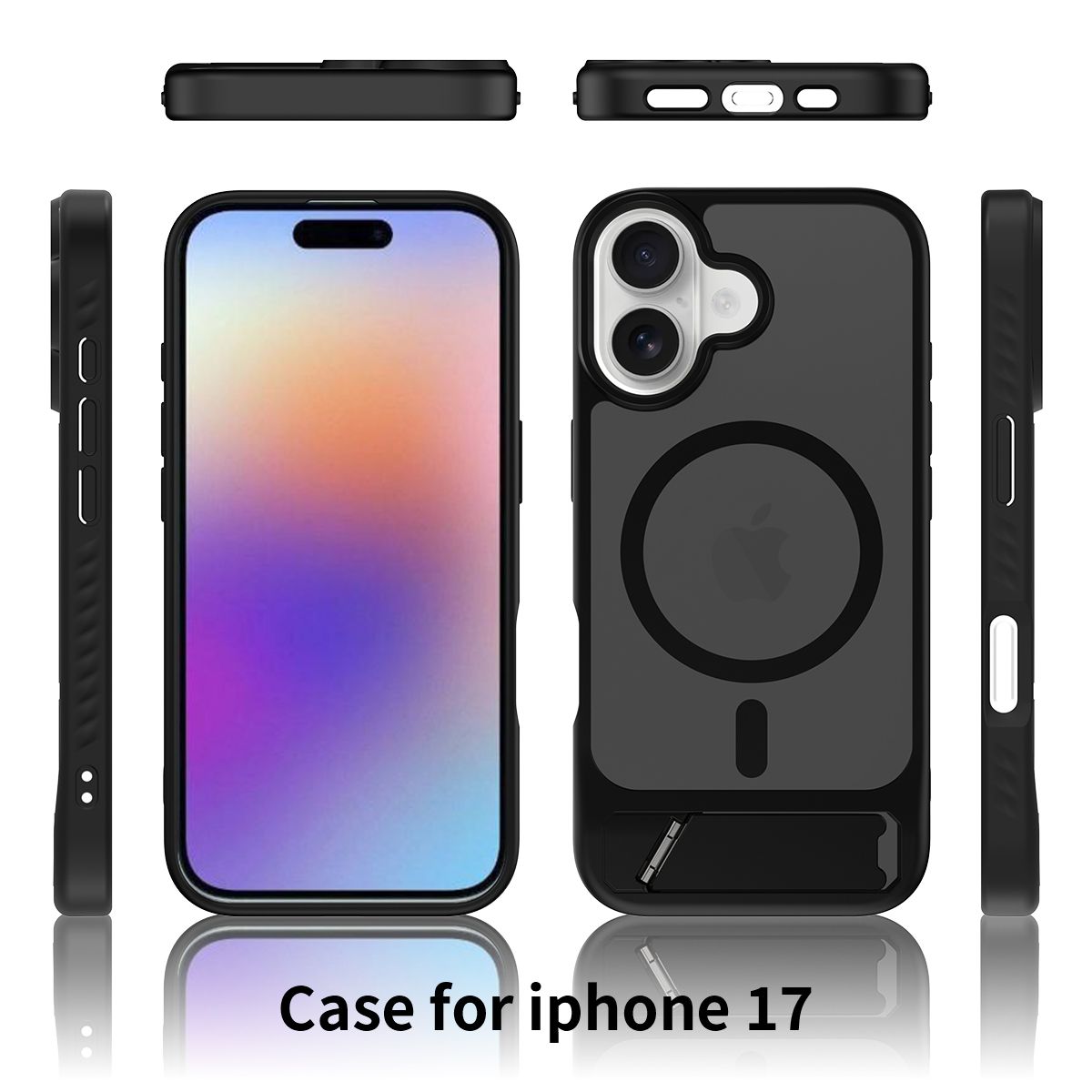 Tilt 45° Frosted Magnetic Stand Case — 18