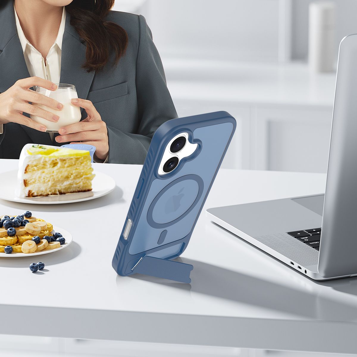 Tilt 45° Frosted Magnetic Stand Case — 38