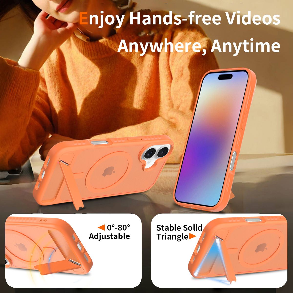 Tilt 45° Frosted Magnetic Stand Case — 44