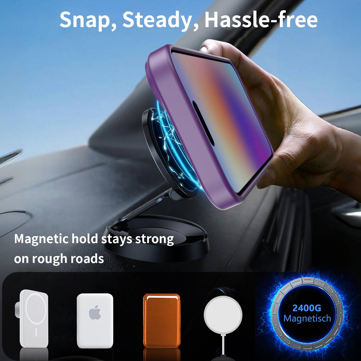 Tilt 45° Frosted Magnetic Stand Case — 53