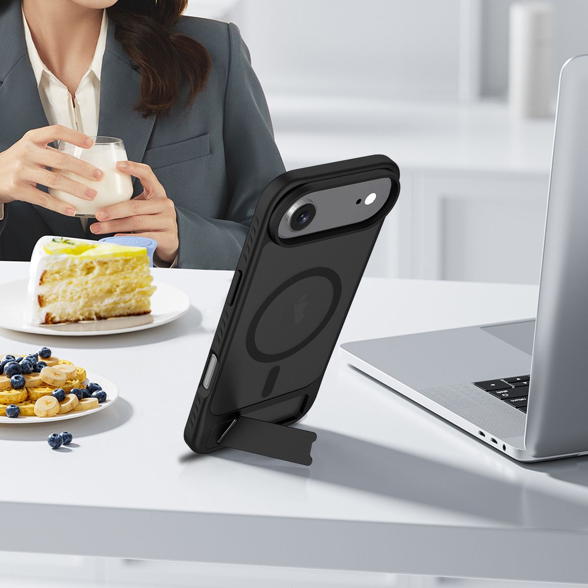 Tilt 45° Frosted Magnetic Stand Case — 73