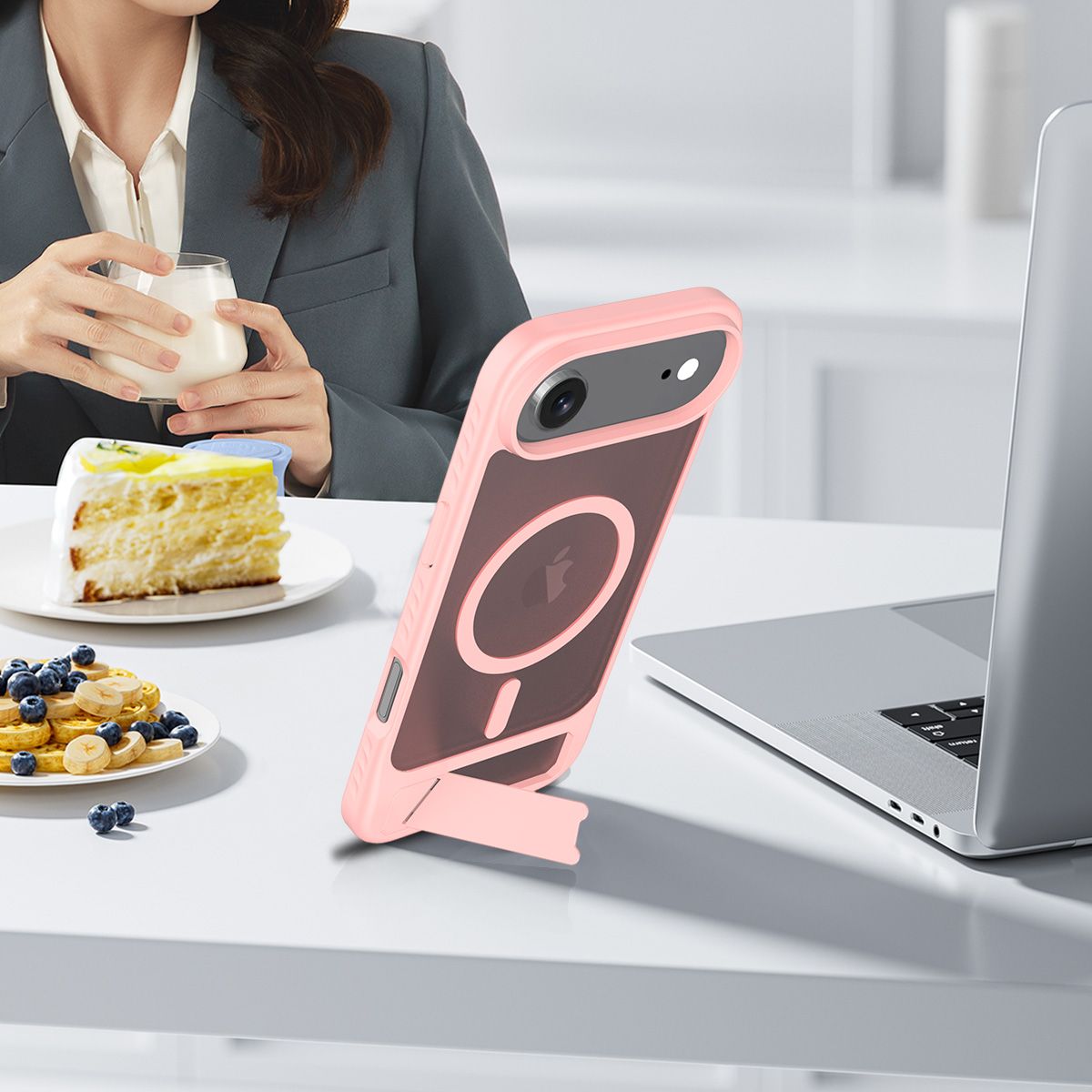 Tilt 45° Frosted Magnetic Stand Case — 82