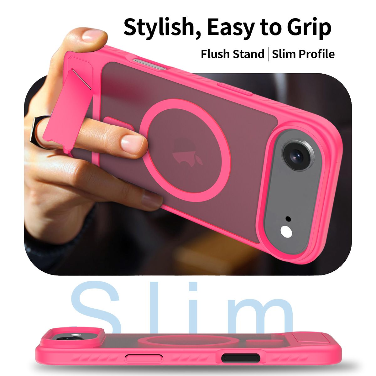 Tilt 45° Frosted Magnetic Stand Case — 87