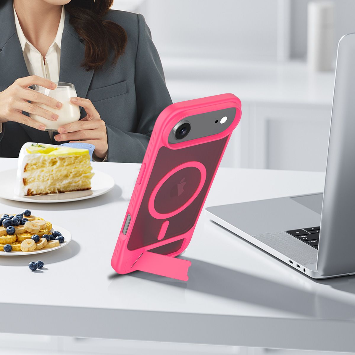 Tilt 45° Frosted Magnetic Stand Case — 89