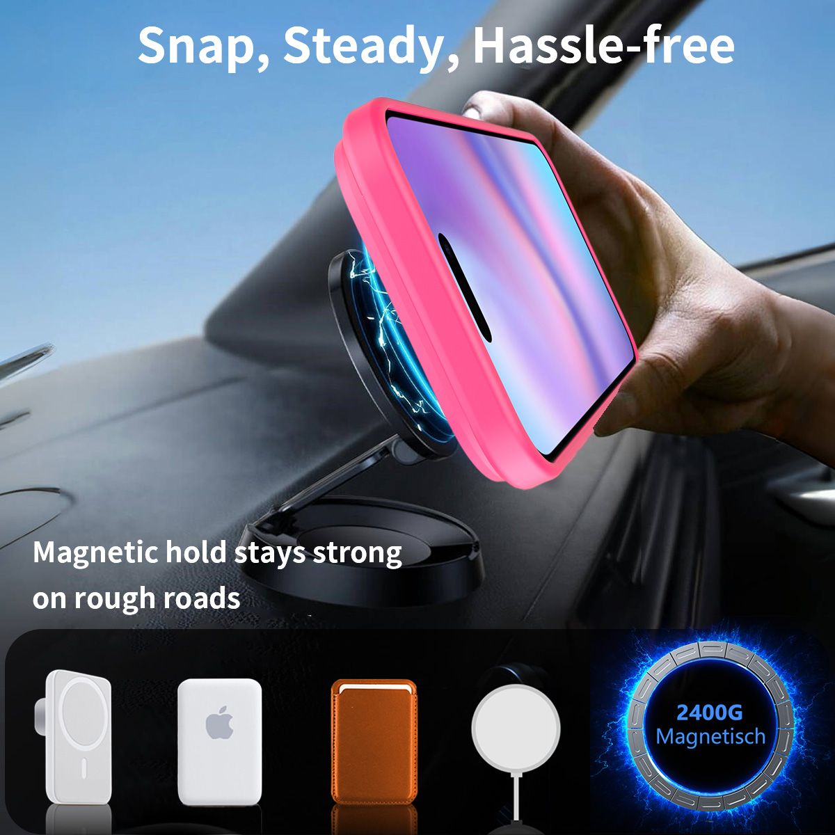 Tilt 45° Frosted Magnetic Stand Case — 90