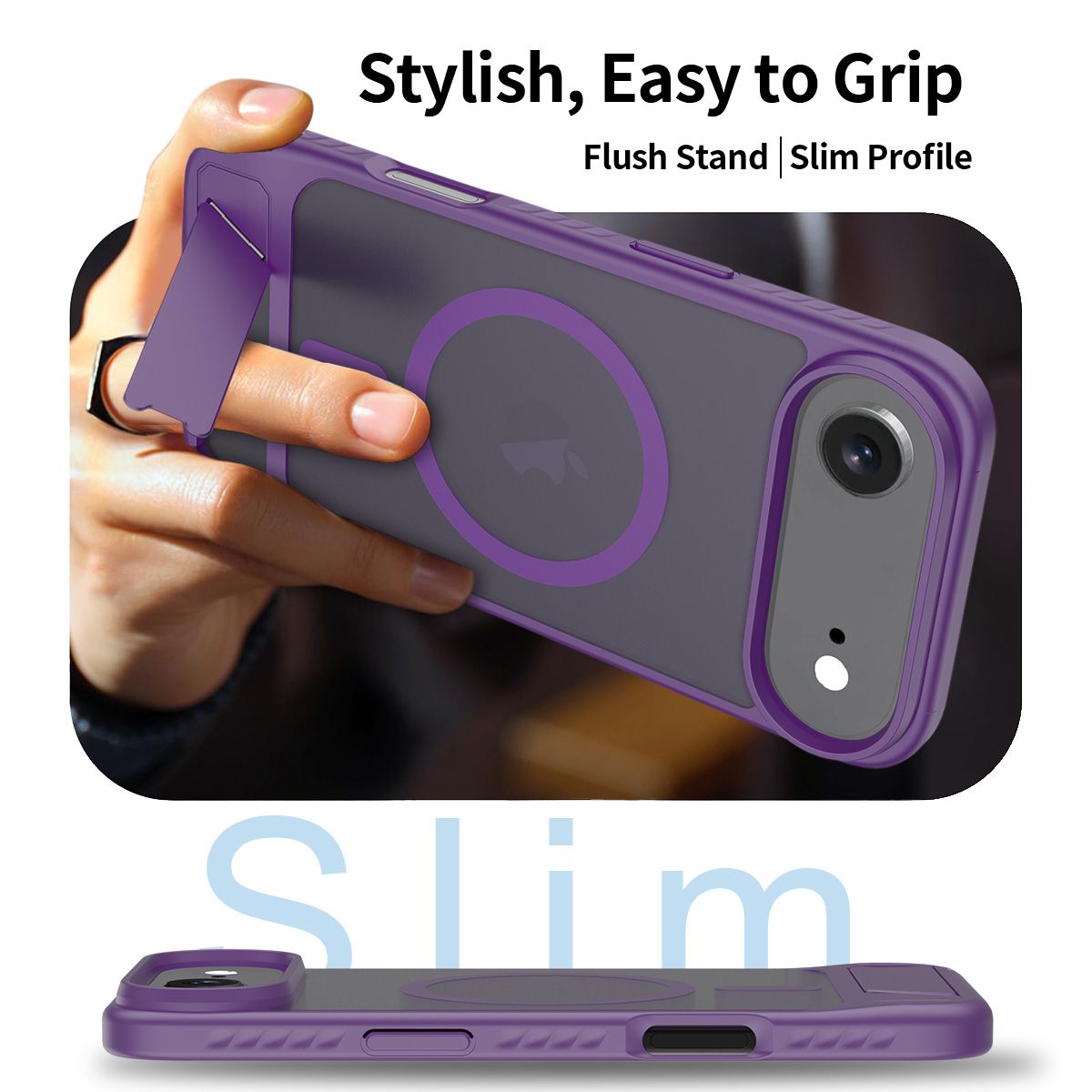 Tilt 45° Frosted Magnetic Stand Case — 101