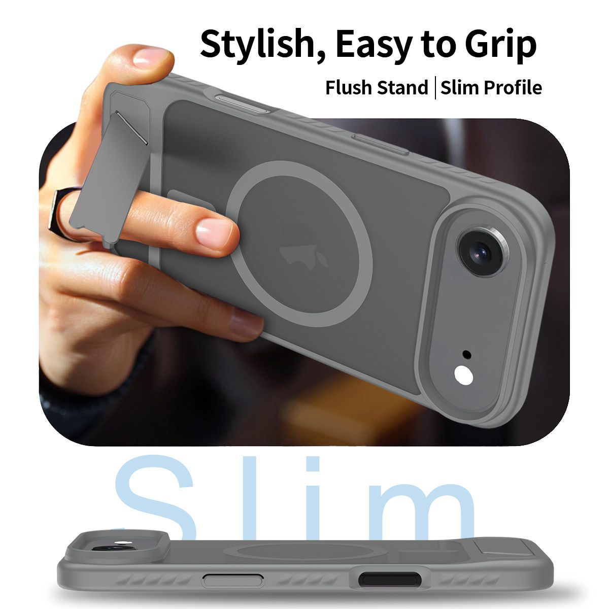 Tilt 45° Frosted Magnetic Stand Case — 108
