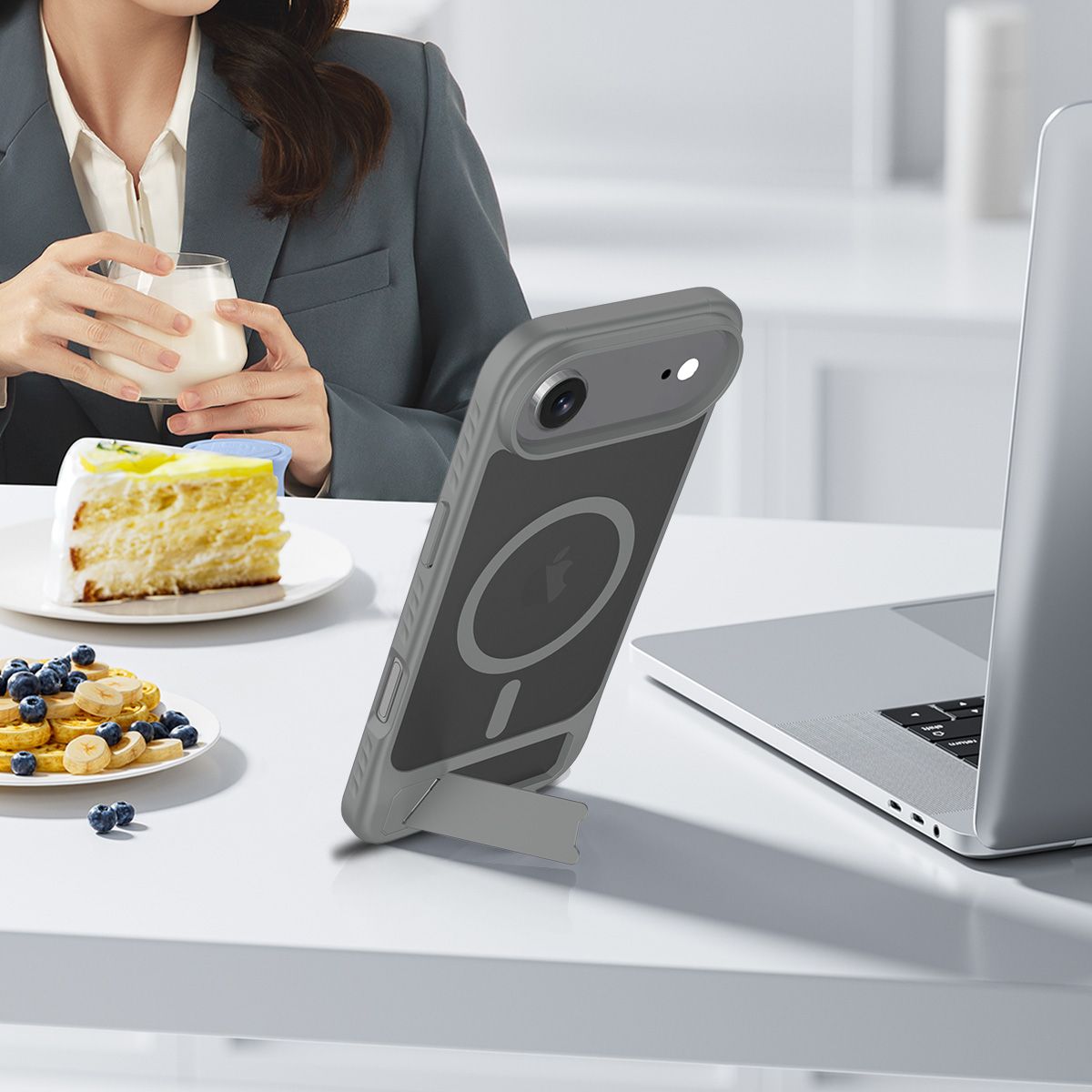 Tilt 45° Frosted Magnetic Stand Case — 110
