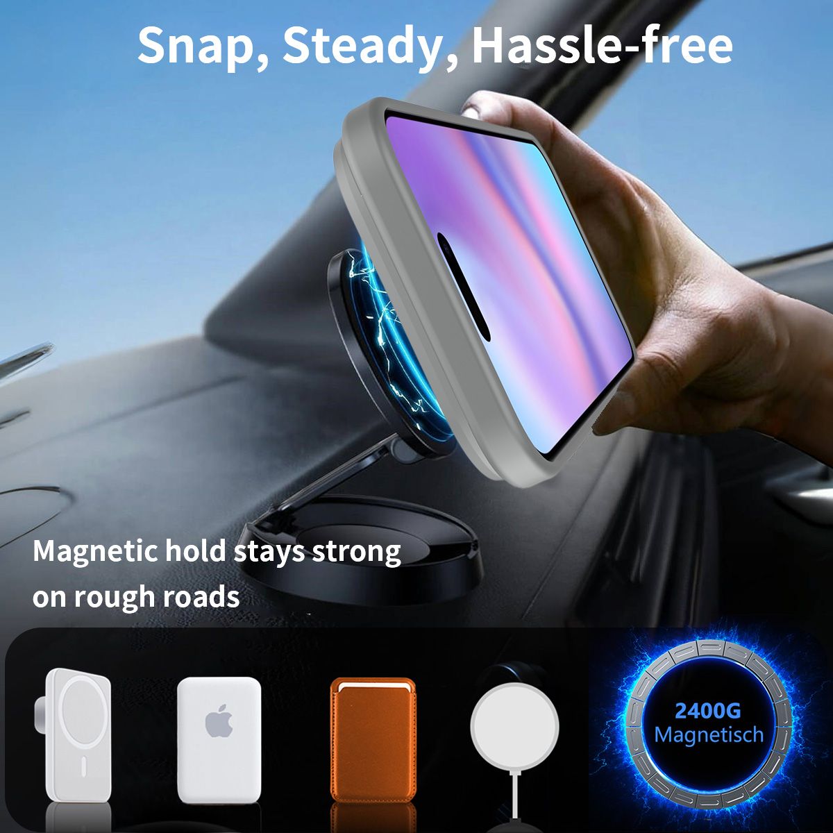 Tilt 45° Frosted Magnetic Stand Case — 111