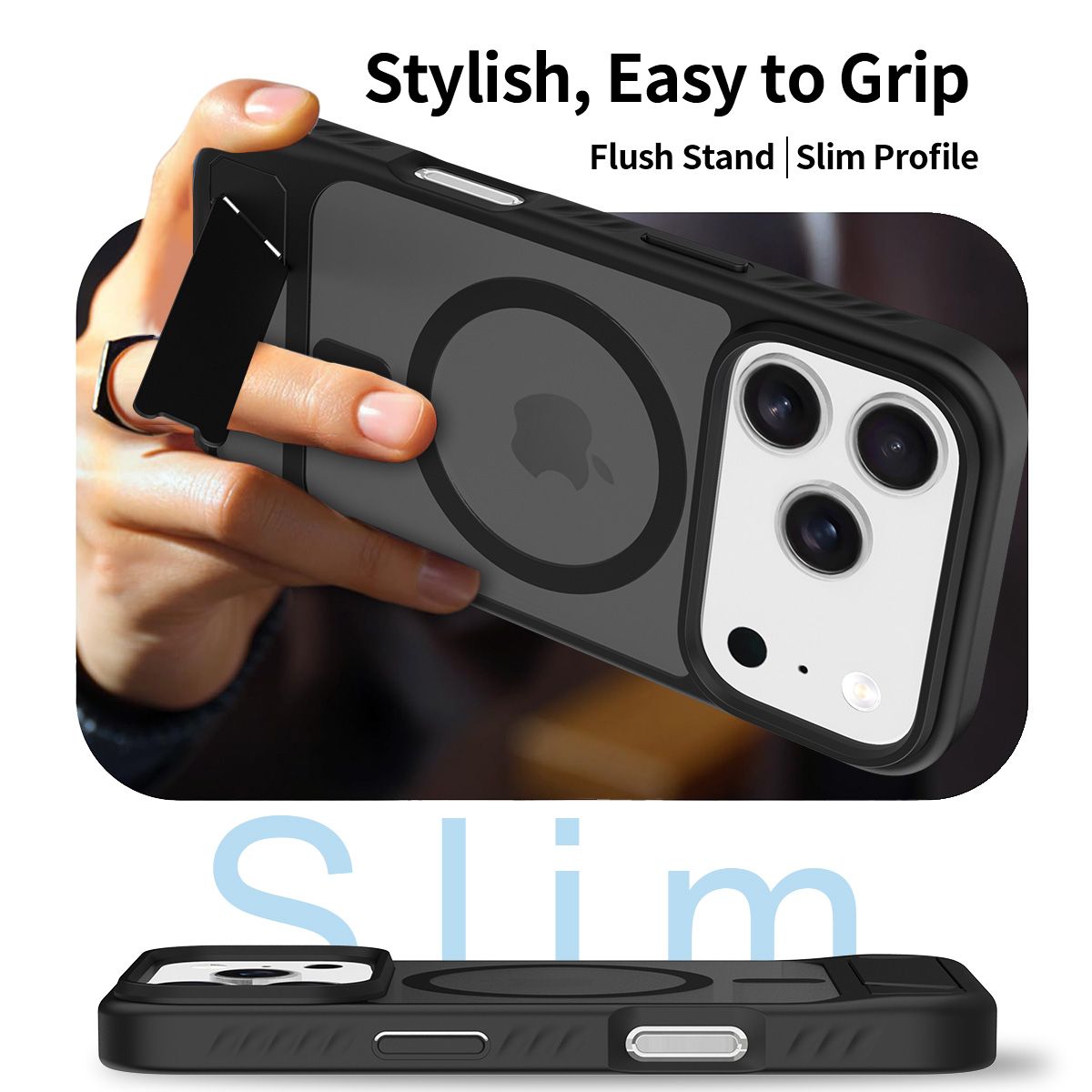 Tilt 45° Frosted Magnetic Stand Case — 115