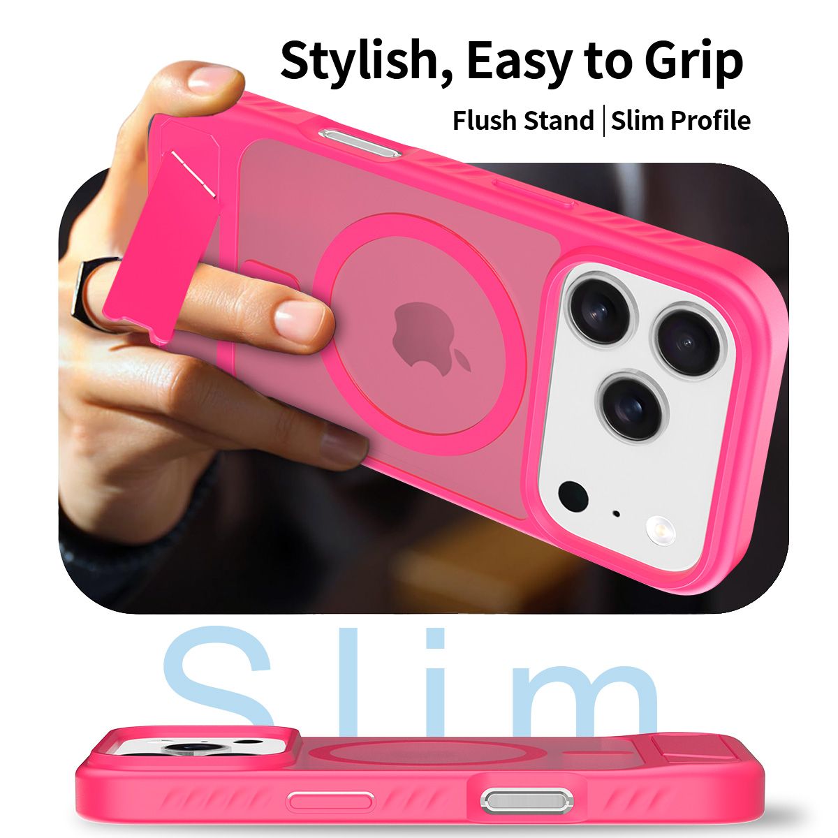 Tilt 45° Frosted Magnetic Stand Case — 130