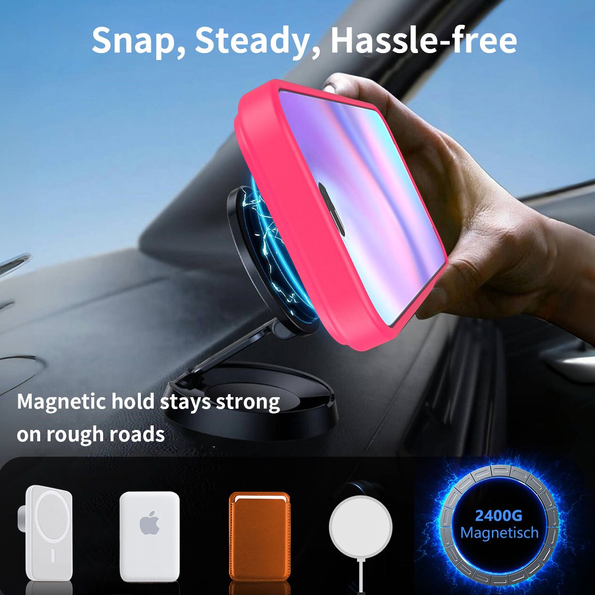 Tilt 45° Frosted Magnetic Stand Case — 133