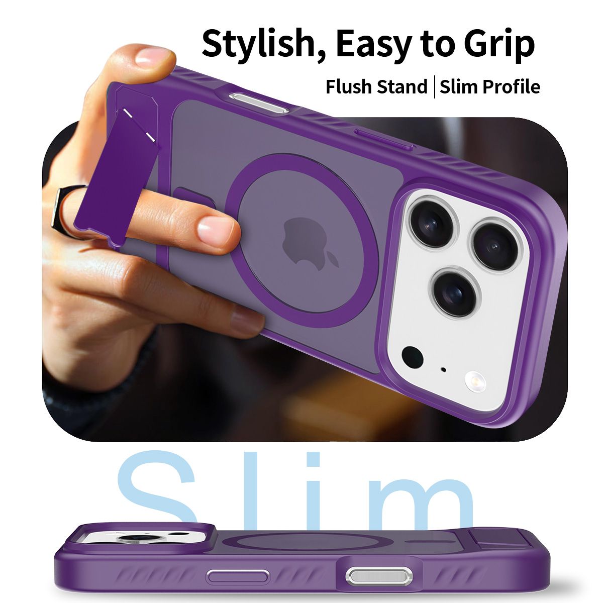 Tilt 45° Frosted Magnetic Stand Case — 144