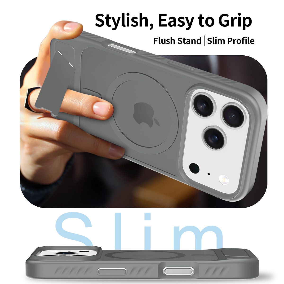 Tilt 45° Frosted Magnetic Stand Case — 151