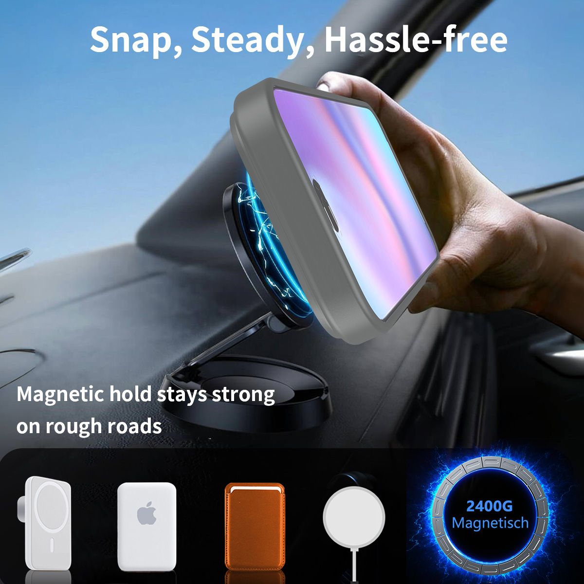 Tilt 45° Frosted Magnetic Stand Case — 155
