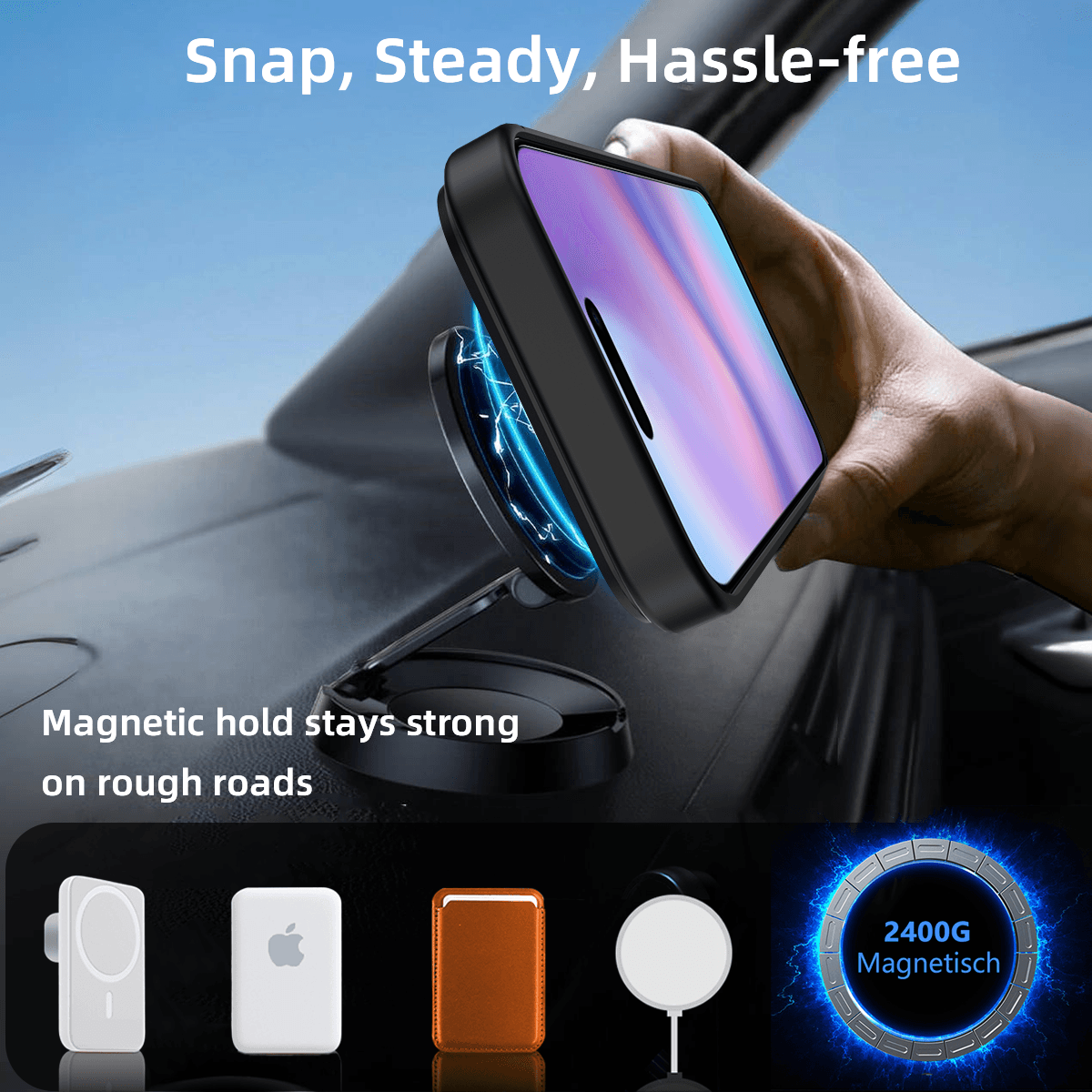 Tilt 45° Frosted Magnetic Stand Case — 162