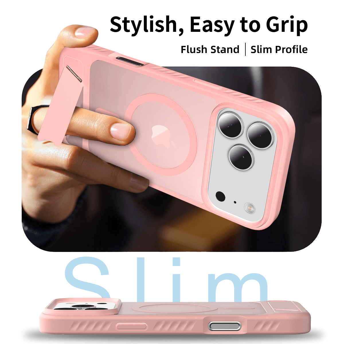 Tilt 45° Frosted Magnetic Stand Case — 168