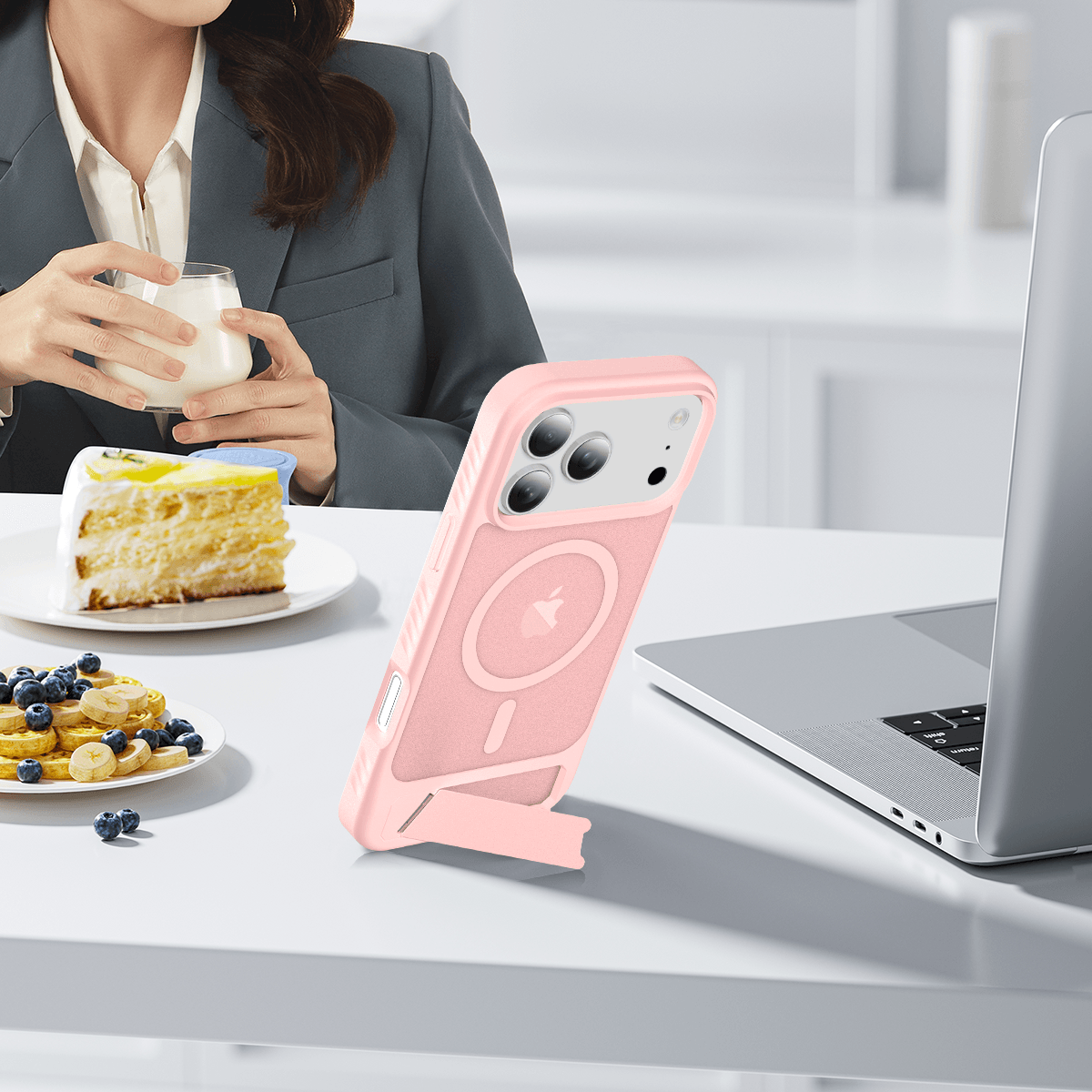 Tilt 45° Frosted Magnetic Stand Case — 170