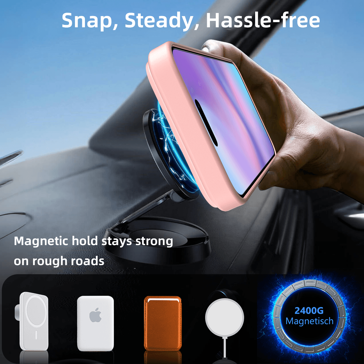 Tilt 45° Frosted Magnetic Stand Case — 171