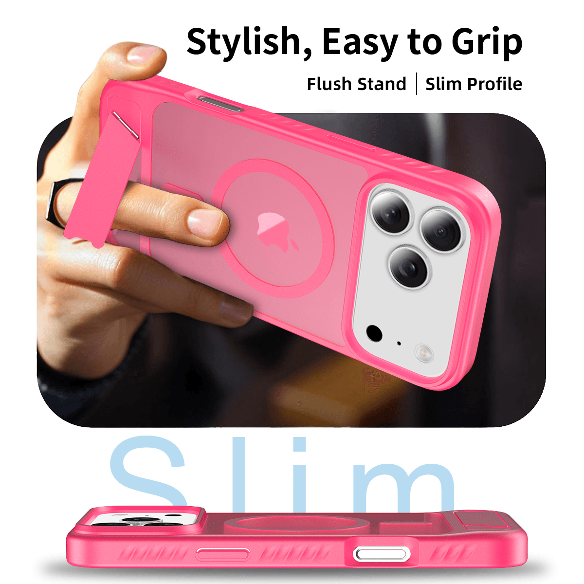 Tilt 45° Frosted Magnetic Stand Case — 175