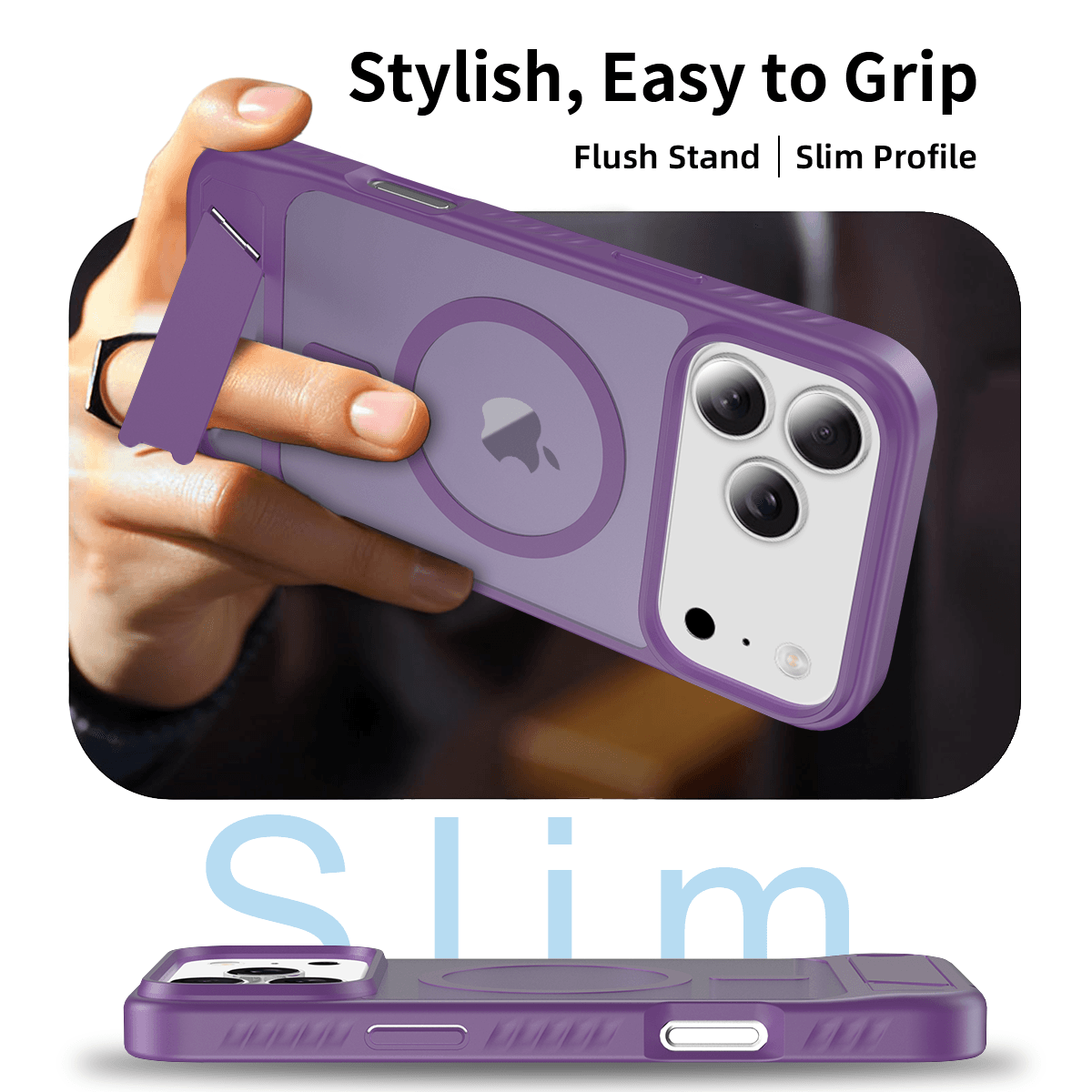 Tilt 45° Frosted Magnetic Stand Case — 189