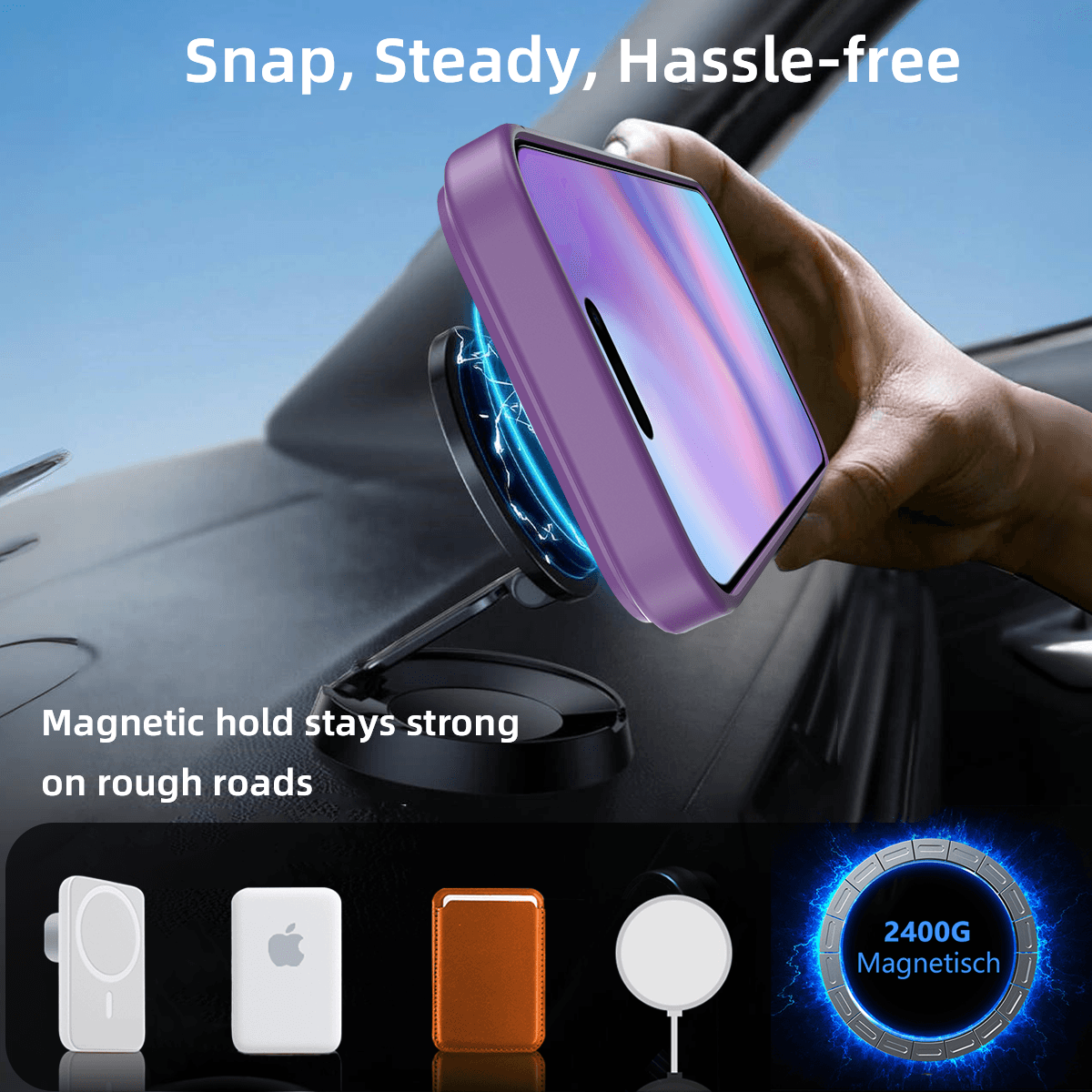 Tilt 45° Frosted Magnetic Stand Case — 192
