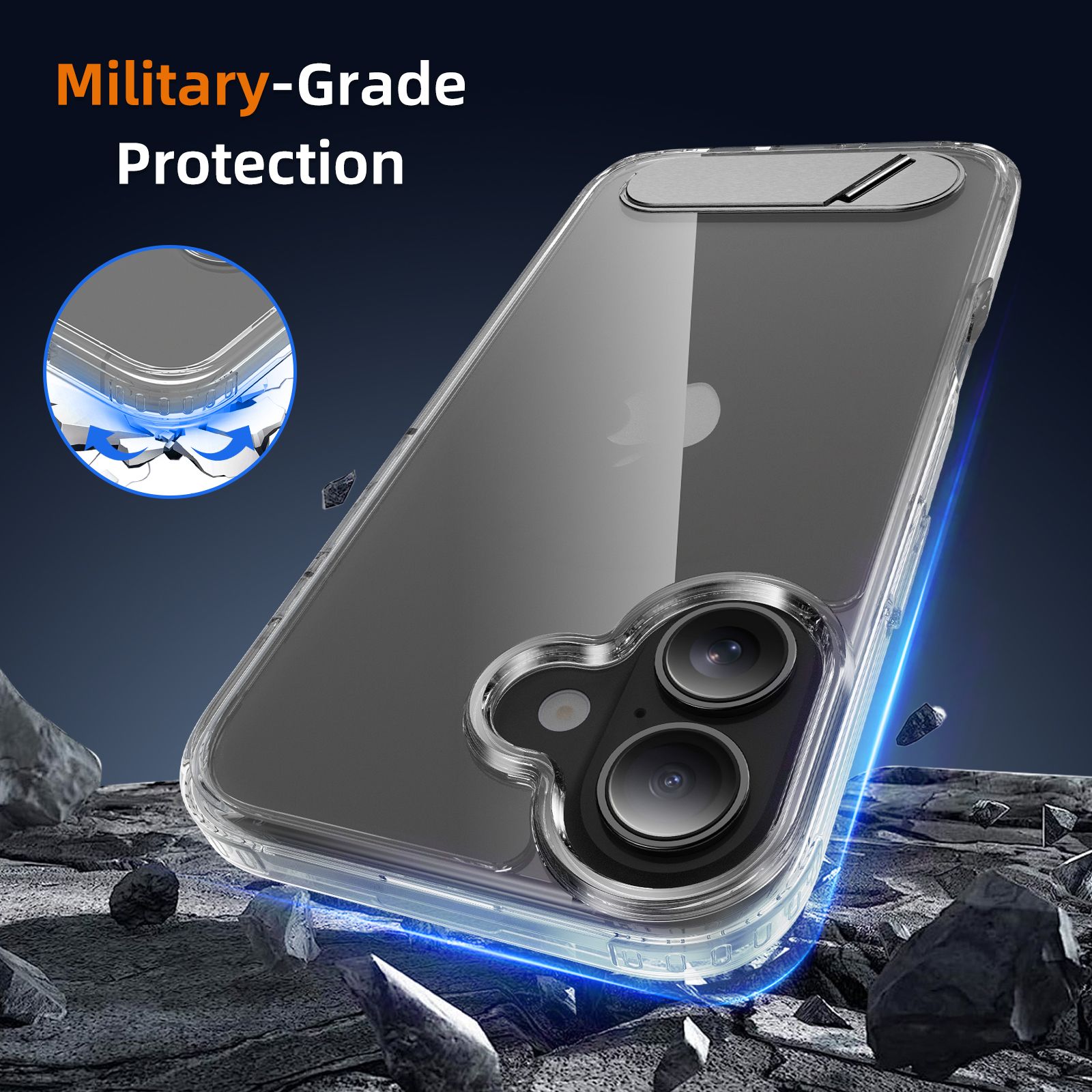 Ridge Clear Case with Kickstand — 4