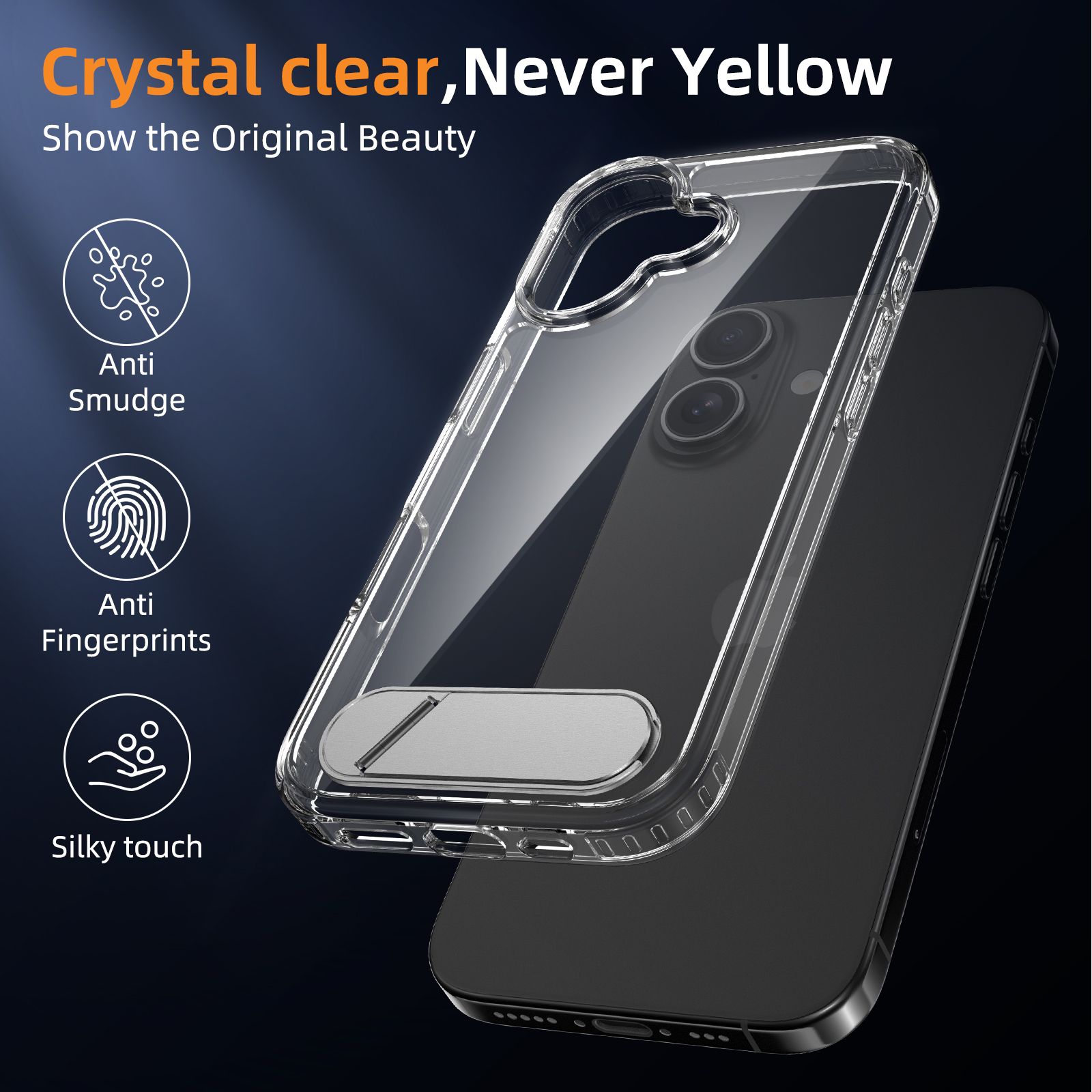 Ridge Clear Case with Kickstand — 5