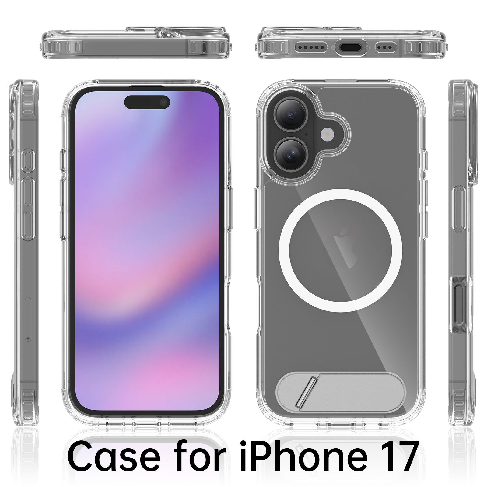 Ridge Magsafe Clear Case with Kickstand — 8