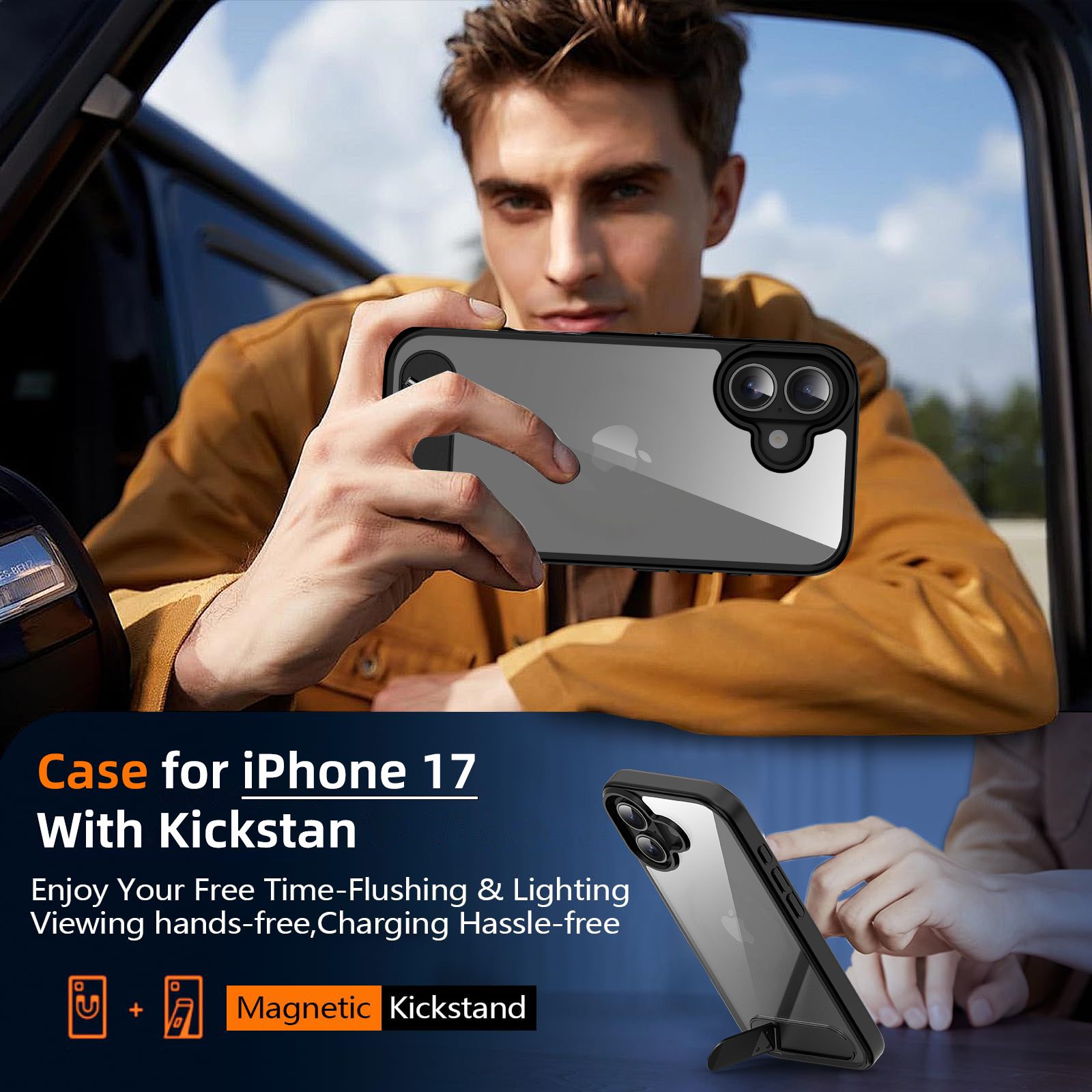 Ridge Clear Case with Kickstand — 9