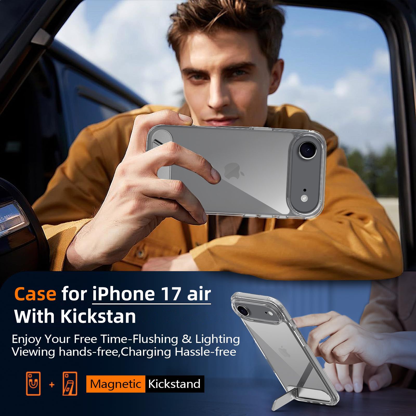 Ridge Clear Case with Kickstand — 14