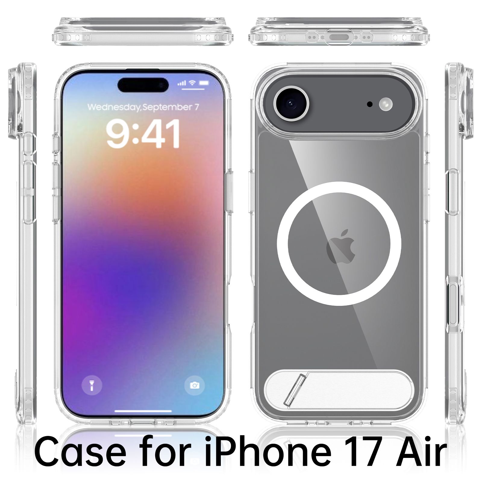 Ridge Magsafe Clear Case with Kickstand — 21