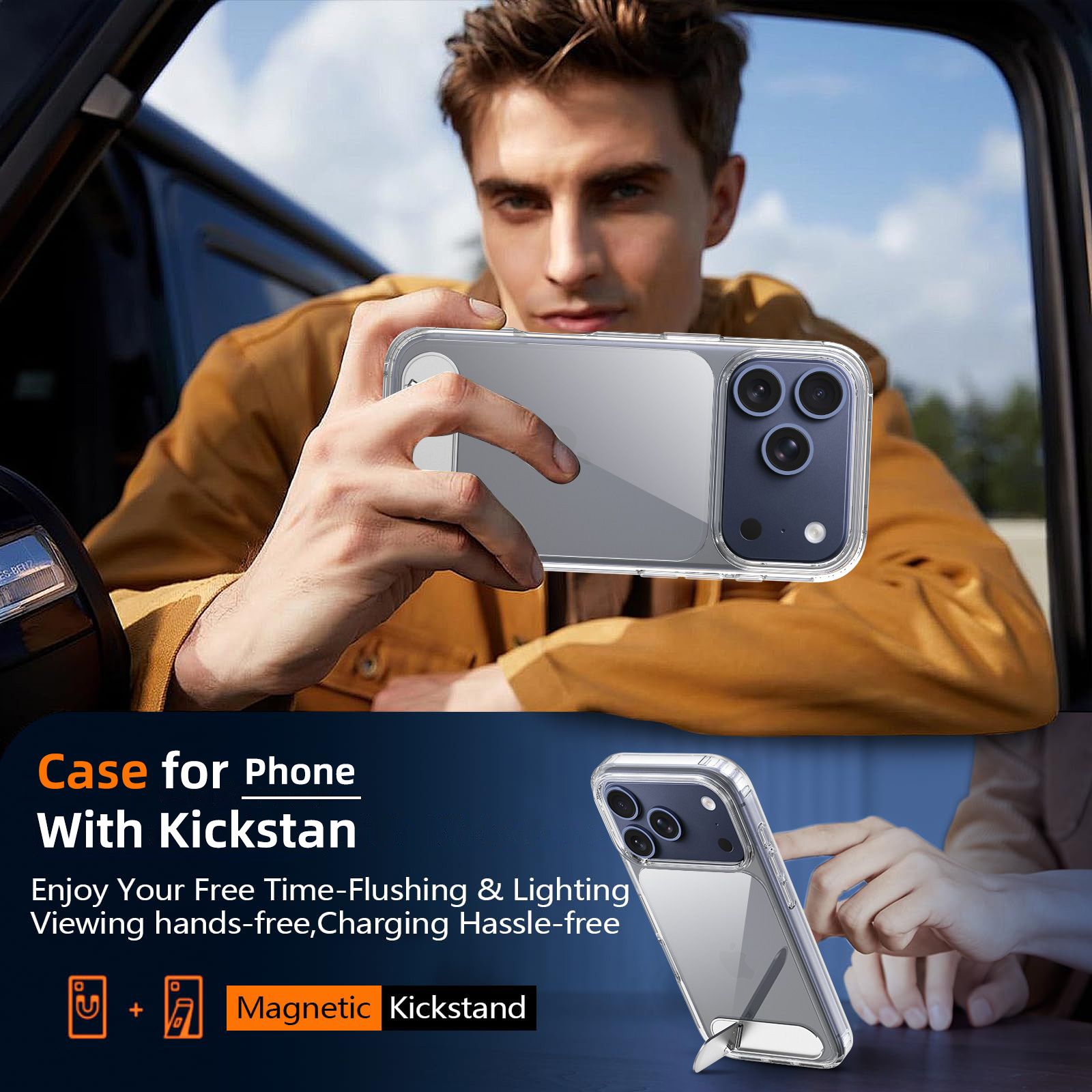 Ridge Clear Case with Kickstand — 25