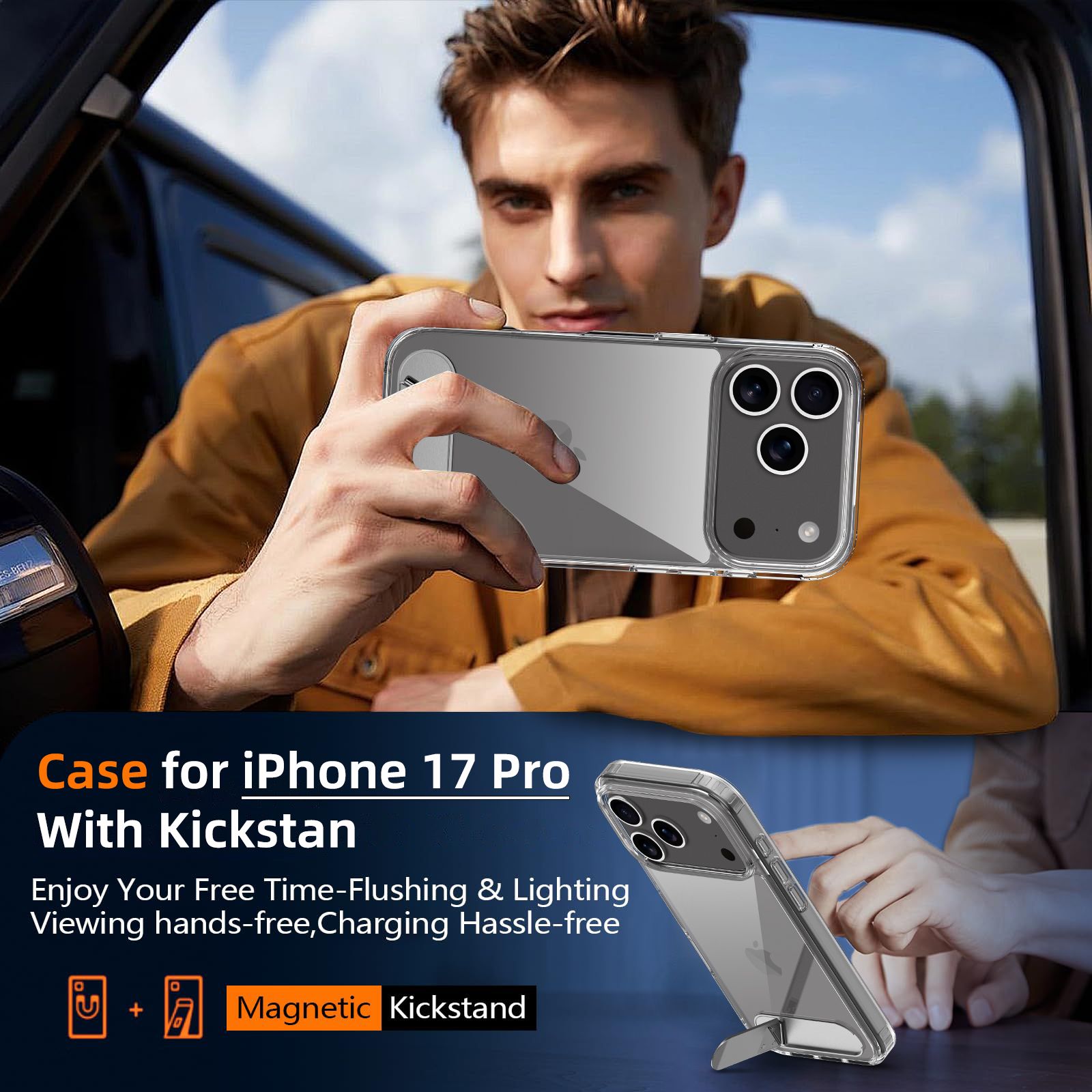 Ridge Clear Case with Kickstand — 31