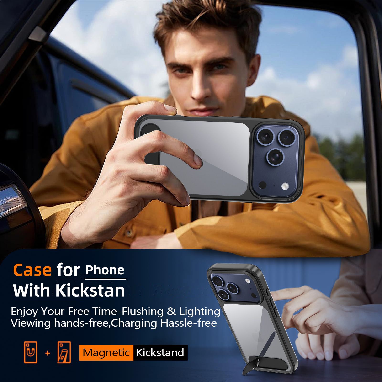 Ridge Clear Case with Kickstand — 37