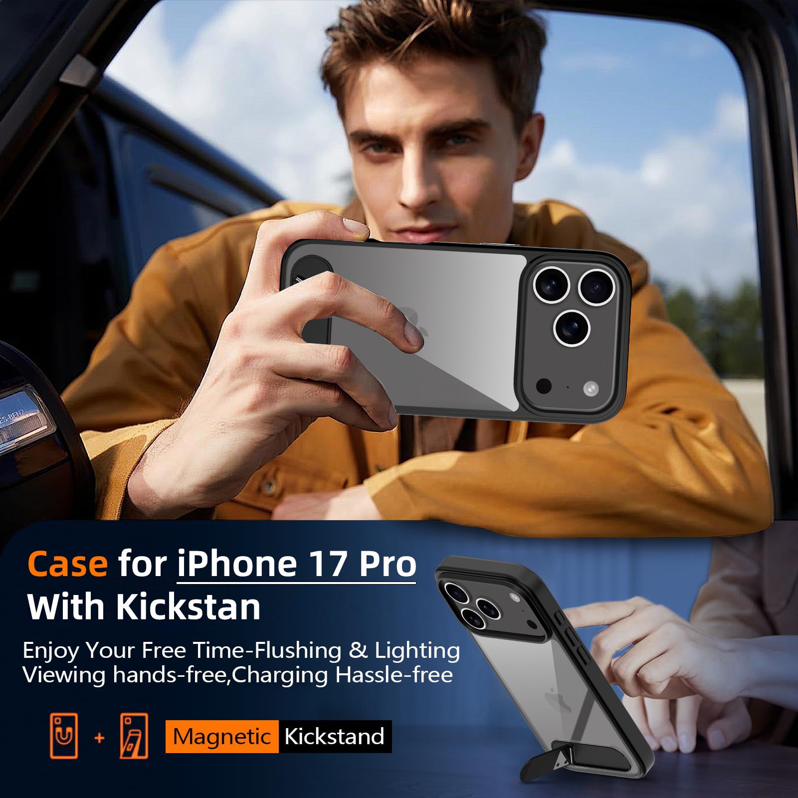 Ridge Clear Case with Kickstand — 42