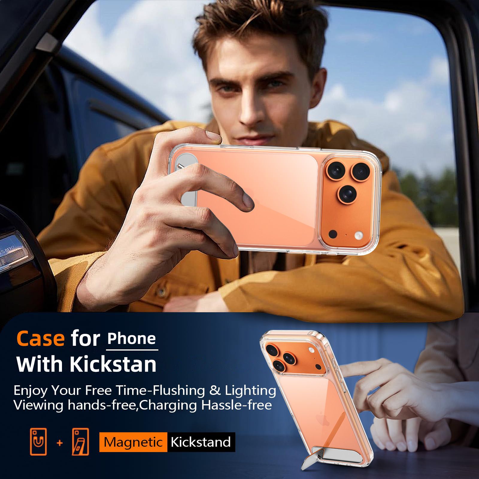 Ridge Clear Case with Kickstand — 47