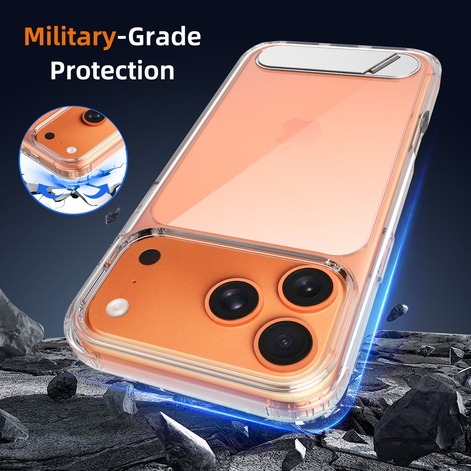 Ridge Clear Case with Kickstand — 48