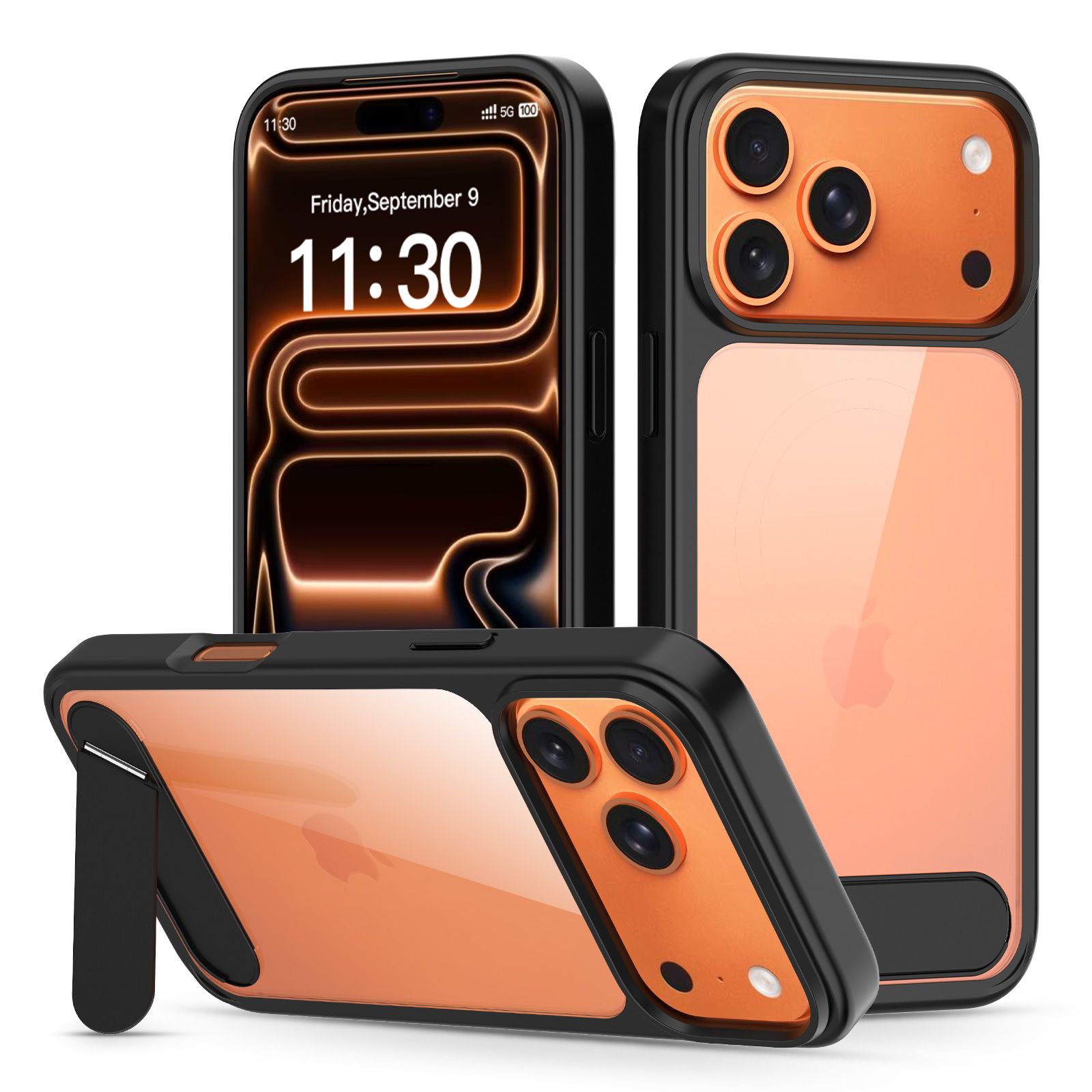 Ridge Clear Case with Kickstand