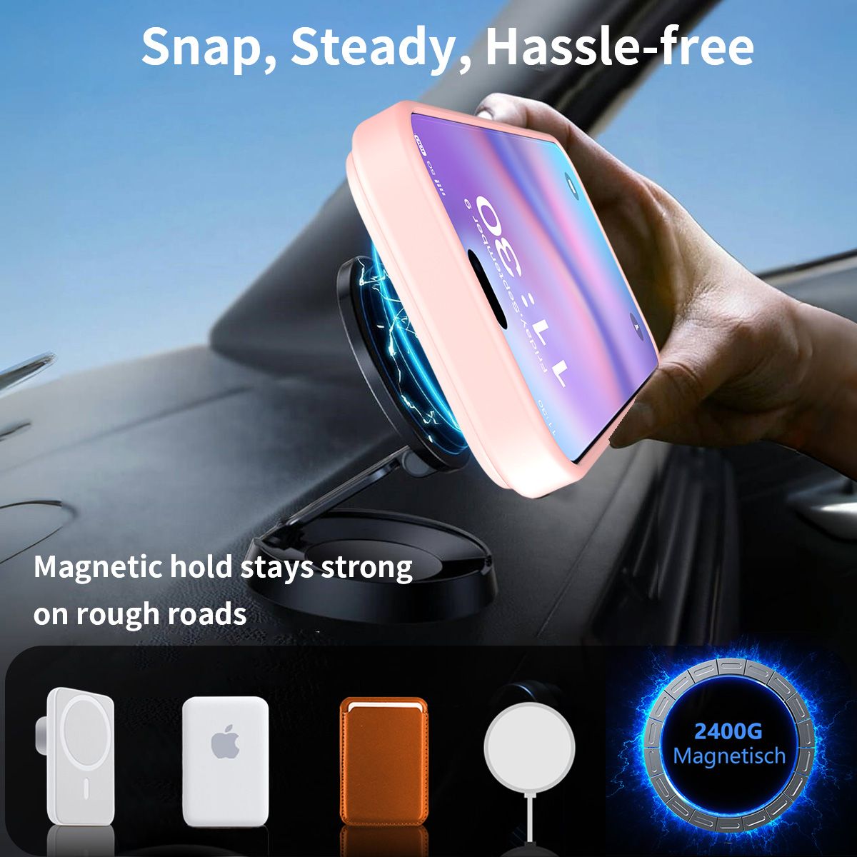 Tilt 45° Frosted Magnetic Stand Case — 205
